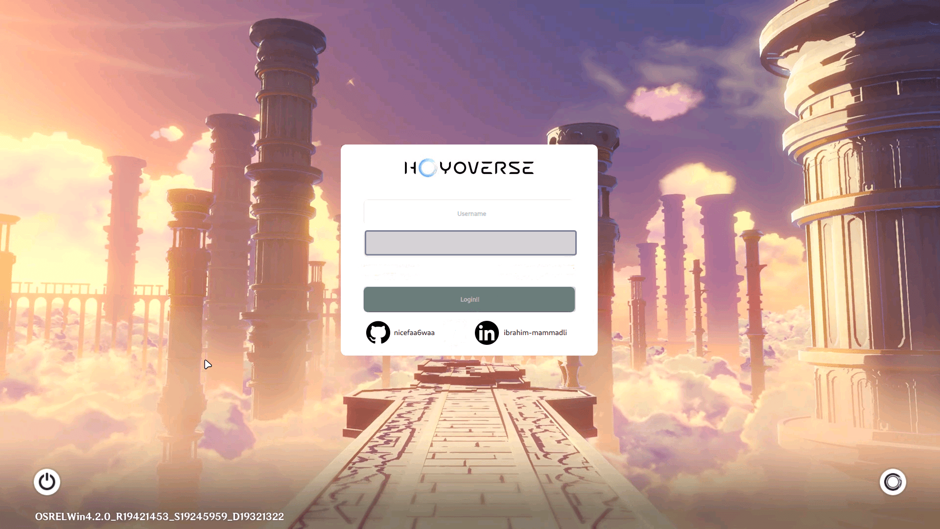 Animated Login Manager